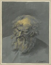 Head of an Old Man with Beard (an Apostle or Philosopher)