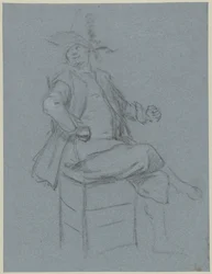 Seated Quaker, Three-Quarter to the Left with Turned Head