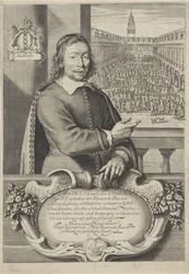 Visiting Card of Johannes de Paep
