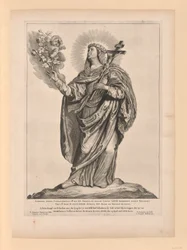 Saint Liduina, from Saints of the North and South Netherlands