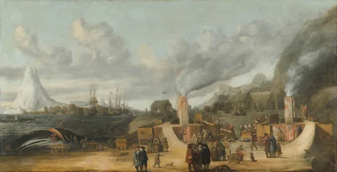 The Whale-oil Refinery near the Village of Smerenburg