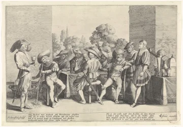 Nobles Around a Richly Laid Table