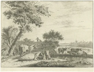 Landscape with Cows