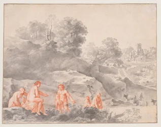 Nudes in a Landscape (possibly Diana and Callisto)