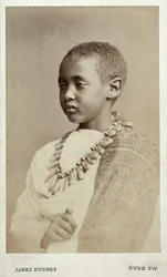 Prince Alamayu, son of Emperor Theodor II, Ryde, England, 1868