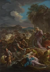 Moses striking the Rock, 1744