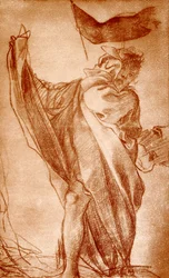 Design for an Apostle Figure for the Cathedral Dome at Parma