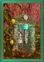 Enchanted Lemon Garden Gate