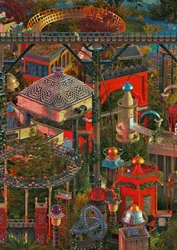 Whimsical Fantasy City