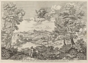 Jupiter in a Landscape