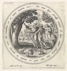 The Temptation of Adam and Eve in Paradise History of Adam and Eve (series title)