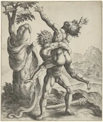 Hercules Wrestling with Antaeus