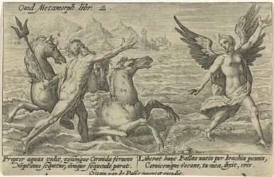 Neptune Reaches for Coronis (Metamorphoses of Ovid)