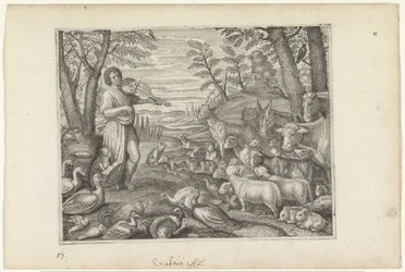 Orpheus Enchants the Animals with His Music (Metamorphoses of Ovid series)