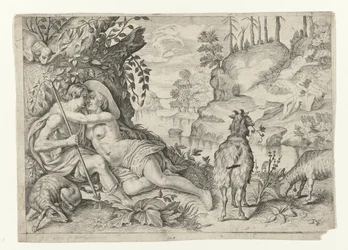 Polyphemus Catches Acis and Galatea