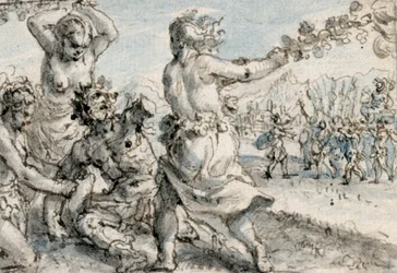 Maenads Beating Pentheus