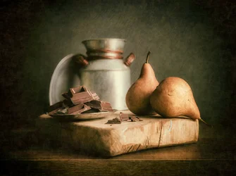 Rustic Pears and Chocolate