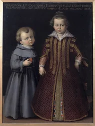 Portrait of Francis and Catherine de Medicis, Children of Ferdinand