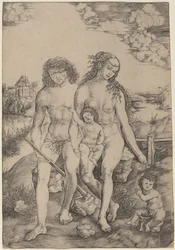 Adam and Eve with the Infants Cain and Abel