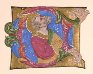Bearded Saint in an Initial