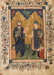 Saint Mark the Evangelist and Saint Sinibaldus Venerated by Members of a Lay