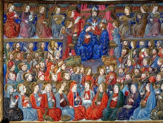 The Coronation of Mary (c.151v). 1476