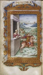 Phaedra Gazing on Hippolytus Illustration for The Heroides by Ovid