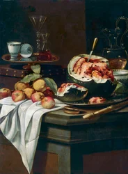 Fruit and Musical Instruments