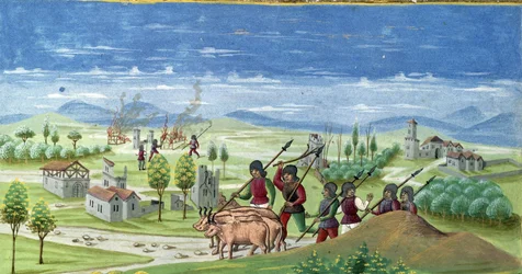 Looting During the War (detail)