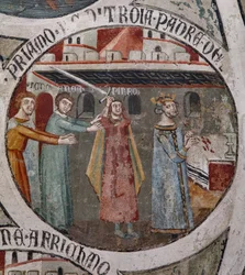 The death of Priam by the hand of Pyrrhus
