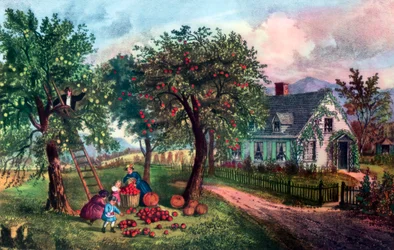 American Homestead in Autumn, 1869