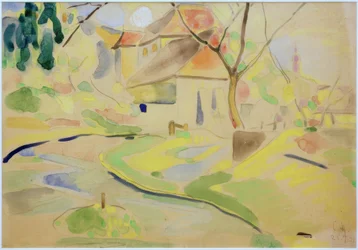 Pretzfeld Castle with Trees