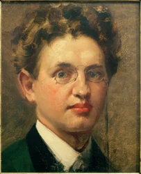 Self-Portrait, en face, with Pince-Nez