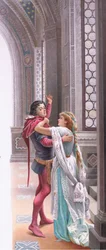 Wilt thou be gone? It is not yet new day (illustration from Romeo and Juliet)