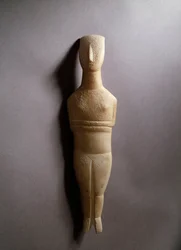 Schematic Female Figurine with Ochre Inlays