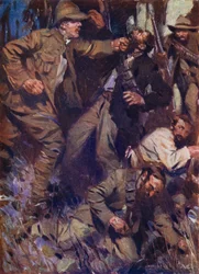 They Were Met by a Long-Armed Demon, with the Strength of Ajax, Striking Right and Left