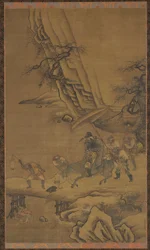 Zhong Kui and Demons Crossing a Bridge