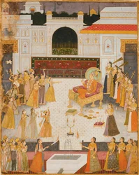 An Evening Performance for Maharaja Abhai Singh