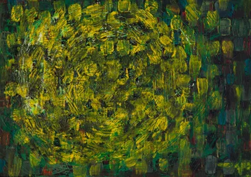 Vibrant Green Yellow Abstract