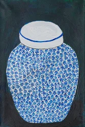 Blue and White Ginger Jar