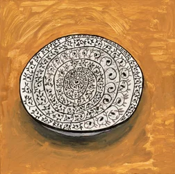 Earthy Spiral Plate