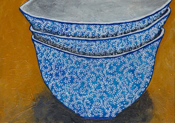 Stacked Patterned Bowls
