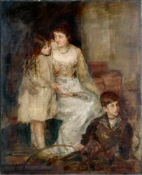 Portrait of Mrs Walker and Her Children