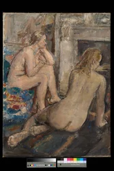 Two Models Resting