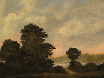 Tranquil Sunset Landscape