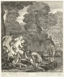 Diana and Her Nymphs Discovered by Actaeon
