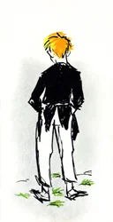 Illustration for the play produced by Jules Renard from his novel 