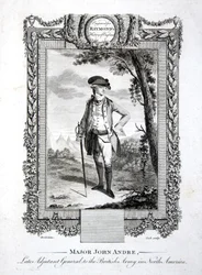 Major John Andre, late Adjutant General of the British army in North America, engraved by Thomas Cook