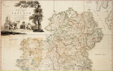 A new map of Ireland civil and ecclesiastical
