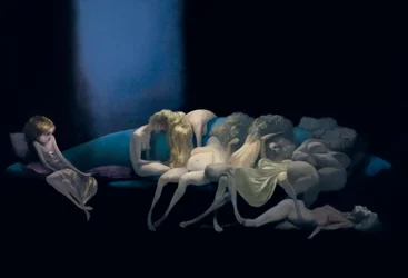 The Young Bride and the Dead Wives, from Bluebeard by Charles Perrault